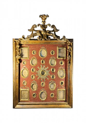 Canivet Reliquary With 140 Relics Including Christ&#039;s Clothing - 18th Centur