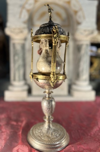 Monstrance reliquaire de saint dore Tiron ou Théodore d’Amassé  circa 1700 - Art sacré, objets religieux Style Louis XIV