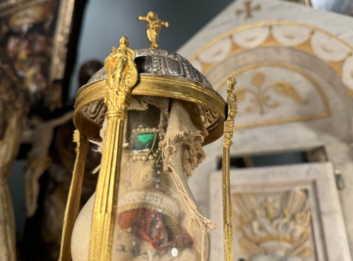 Monstrance reliquaire de saint dore Tiron ou Théodore d’Amassé  circa 1700 - Le jardin des Moines