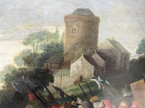 Le Portement de la Croix - école Flamande du XVIIe siècle - 