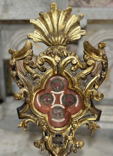 Large Pair Of 18th Century Reliquary Monstrances - 