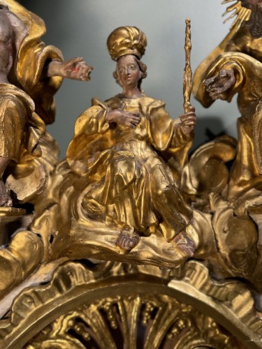 Large Reliquary Altarpiece And Its Predella, Italy Circa 1675 - 