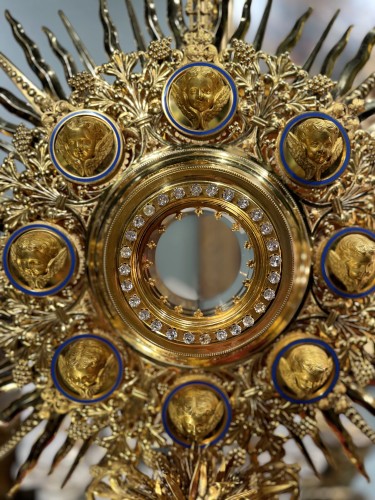 19th Century Monumental Monstrance - Jamain et Chevron Goldsmiths - 