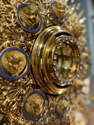  - 19th Century Monumental Monstrance - Jamain et Chevron Goldsmiths