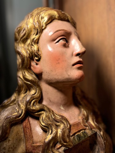 6th Century Reliquary Bust Of Mary Magdalene - 