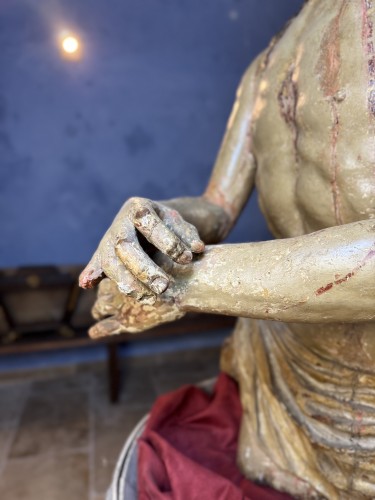 Antiquités - Great Christ In Bonds, Italy ealy 16th Century