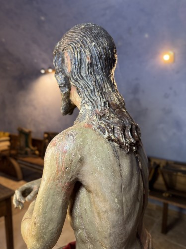 Antiquités - Great Christ In Bonds, Italy ealy 16th Century