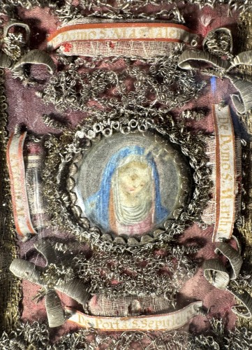 Paire de monstrances reliquaires, Italie XVIIIe siècle - Le jardin des Moines