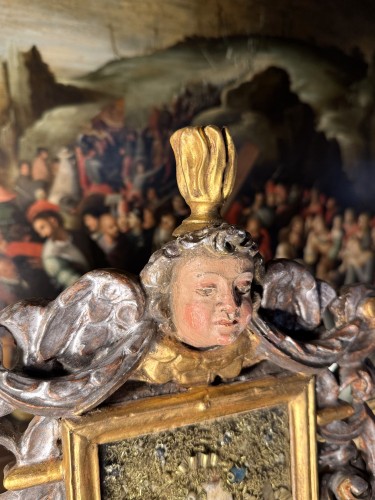 Paire de monstrances reliquaires, Italie XVIIIe siècle - 