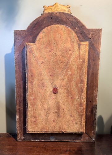 Antiquités - Baroque Reliquary Altarpiece With 27 Relics Circa 1740