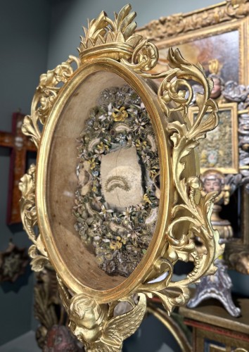 Antiquités - Imposing Reliquary Monstrance Of Saint Octavius Circa 1800