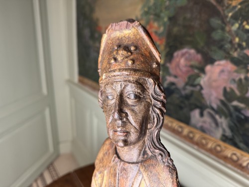 Saint Évêque Allemagne circa 1500-1525 - Régence
