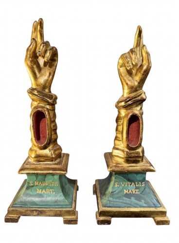 Pair Of 18th Century Reliquary Arms