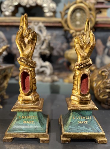  - Pair Of 18th Century Reliquary Arms