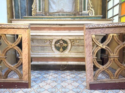 Wooden Altar And Altarpiece, Portugal 19th Century  - 