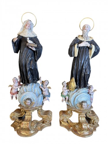 Sainte Scholastique et Saint Benoît, XVIIIe siècle