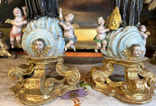  - Sainte Scholastique et Saint Benoît, XVIIIe siècle