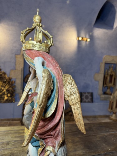  - Tabernacle Canopy With Angels – 18th Century