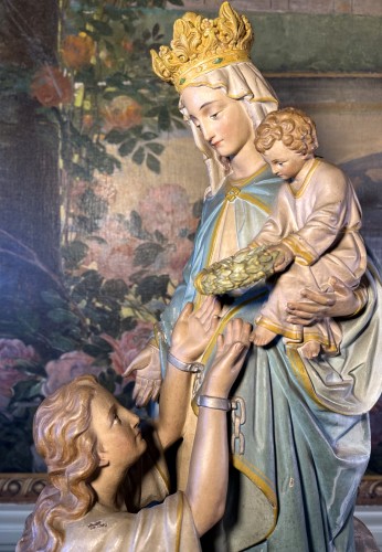  - Imposing Representation Of Our Lady Of Deliverance Of Souls From Purgatory 