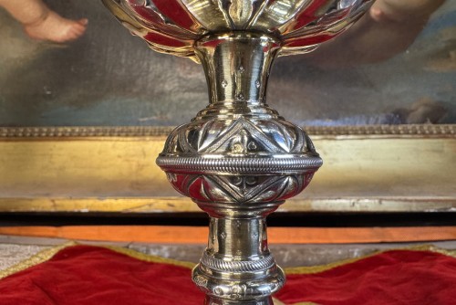 Chapelle comprenant calice et ciboire en vermeil, fin XIXe - Le jardin des Moines