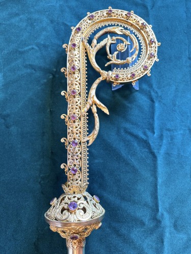 XIXe siècle - Crosse d'évêque du XIXe siècle