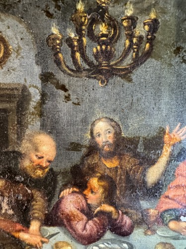 La Cène – École Flamande du XVIIe siècle - Le jardin des Moines