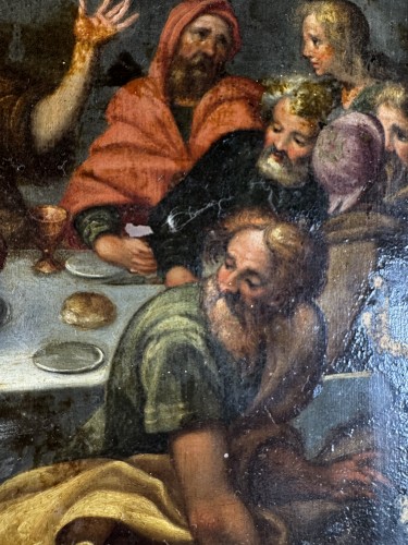 XVIIe siècle - La Cène – École Flamande du XVIIe siècle