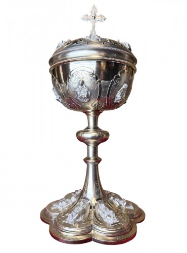 Silver Ciborium By The Favier Company - Pre-1850 