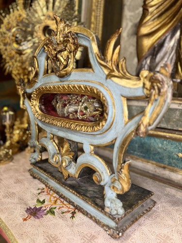  - Monstrance reliquaire de Saint Faustin - XVIIIe