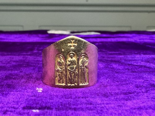 Antique Jewellery  - Episcopal Ring, Also Known As The Conciliar Ring, In Gold - 1965 