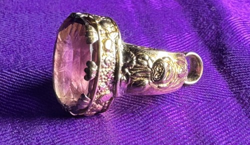 Anneau épiscopal circa 1830 - Restauration - Charles X