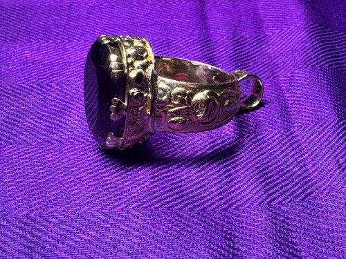 Restauration - Charles X - Anneau épiscopal circa 1830