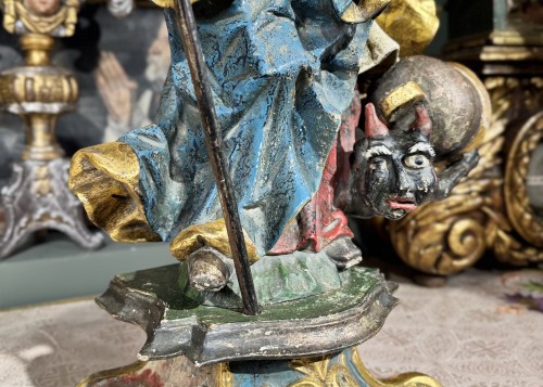 Sculpture de Saint Théodule - Allemagne XVIIIe siècle - 