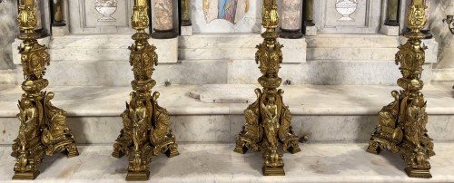 Impressive Altarpiece - Circa 1820 - Religious Antiques Style Restauration - Charles X