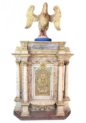 Imposant tabernacle italien du XVIIe siècle siècle