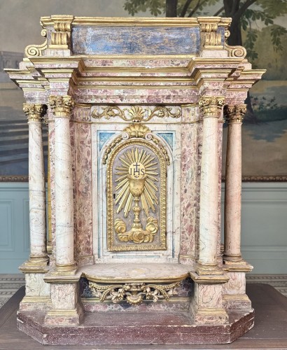 XVIIe siècle - Imposant tabernacle italien du XVIIe siècle siècle