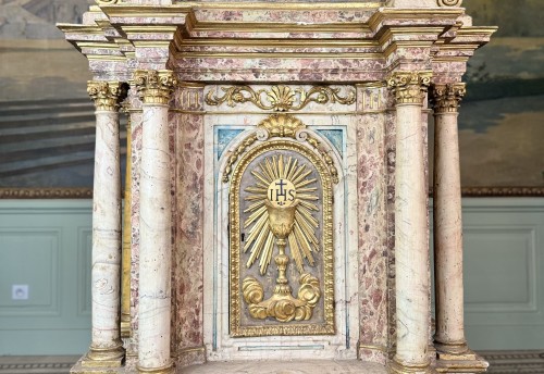 Louis XIV - Imposant tabernacle italien du XVIIe siècle siècle