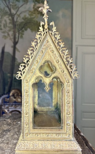 Antiquités - Bronze Reliquary Hunt - 19th Century