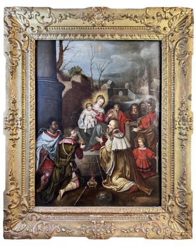 L’adoration des Mages - Ecole flamande vers 1630
