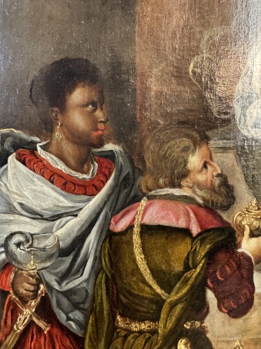 L’adoration des Mages - Ecole flamande vers 1630 - 