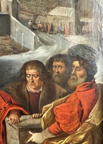 Antiquités - L’adoration des Mages - Ecole flamande vers 1630