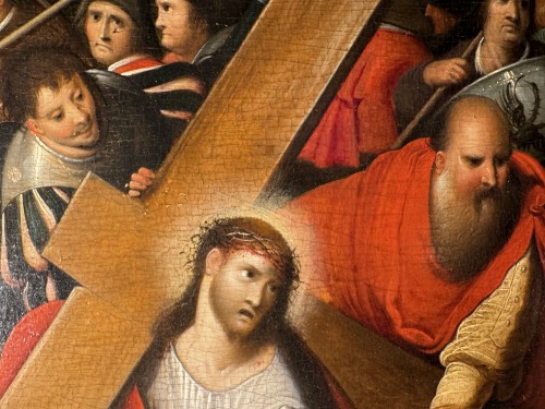 Paintings & Drawings  - Ascent To Calvary, Flemish school of the 17th Century