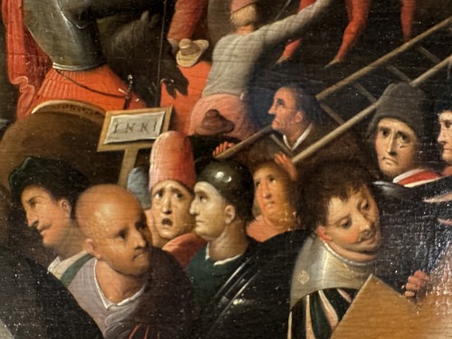 Ascent To Calvary, Flemish school of the 17th Century - 