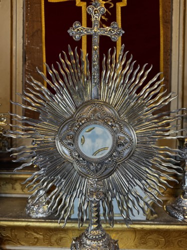Imposant ostensoir en vermeil - 