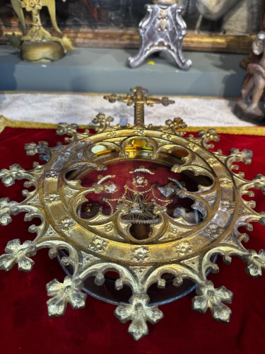 XXe siècle - Reliquaire aux neufs reliques du Saint Curé d’Ars 