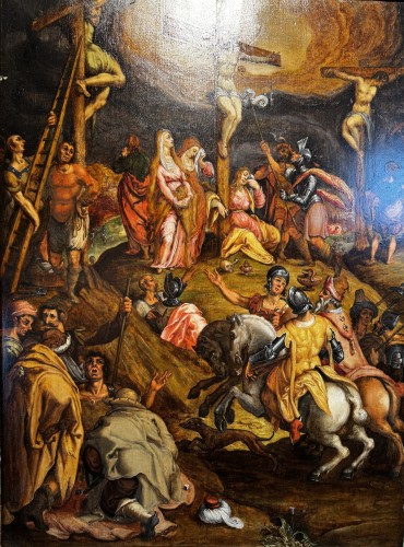 Crucifixion, Dutch School Circa 1600