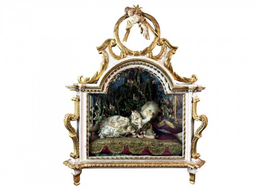 Cire habillée de l’Enfant circa 1800