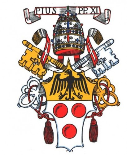 Antiquités - Secret Chamberlain's Collar Bearing The Coat Of Arms Of Pius XI—20th Century