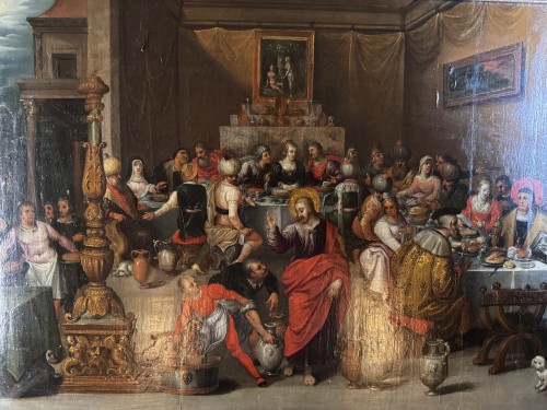 The Wedding At Cana - attributed to Frans Francken II (1581–1642)  - 