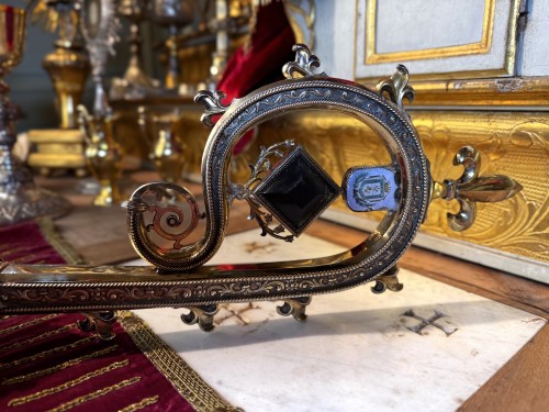 Art sacré, objets religieux  - Crosse pastorale du XIXe siècle